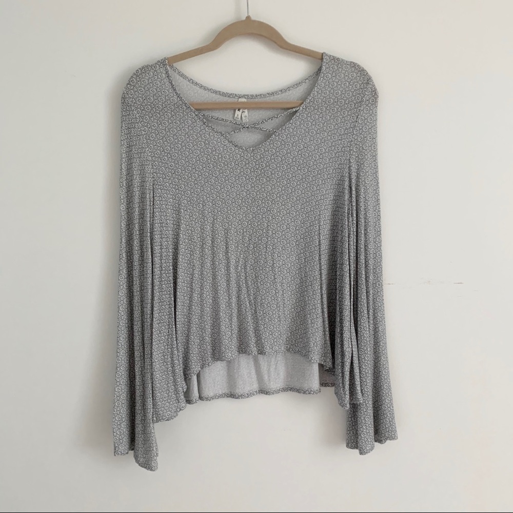 Mudd Bell Sleeve Top